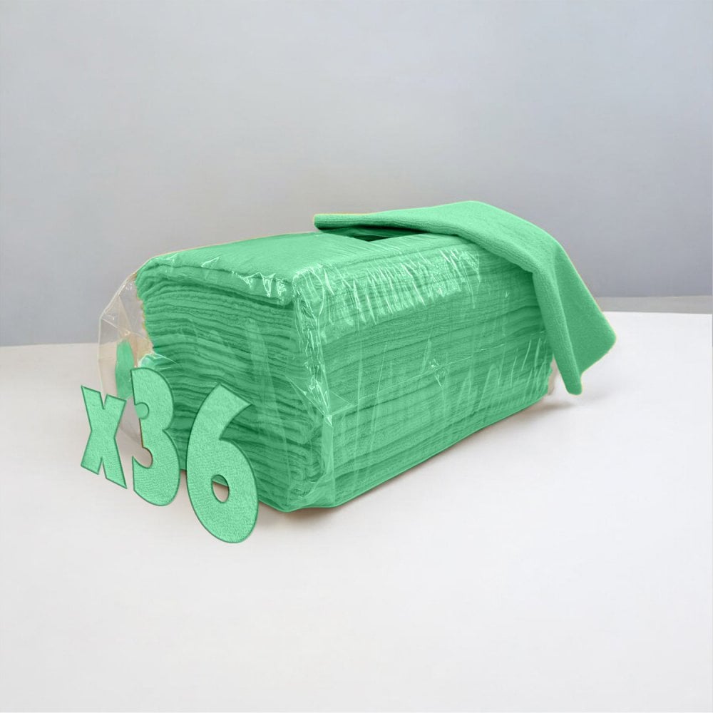 Ultra Edgeless Premium Microfibre Cloth - Green
