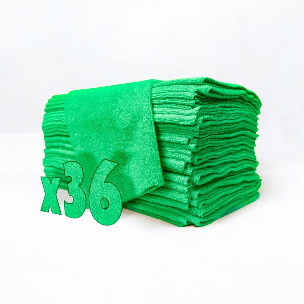 Ultra Edgeless Premium Microfibre Cloth - Green