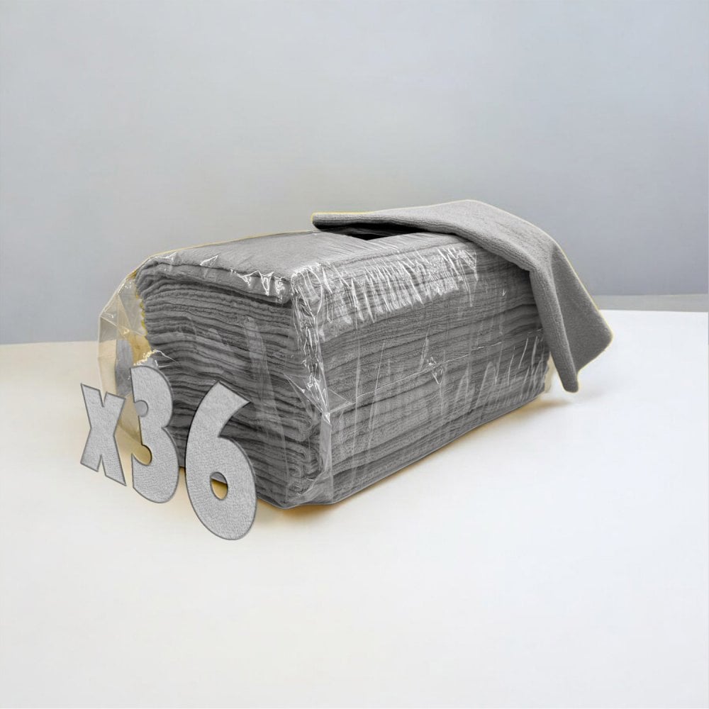 Ultra Edgeless Premium Microfibre Cloth - Grey