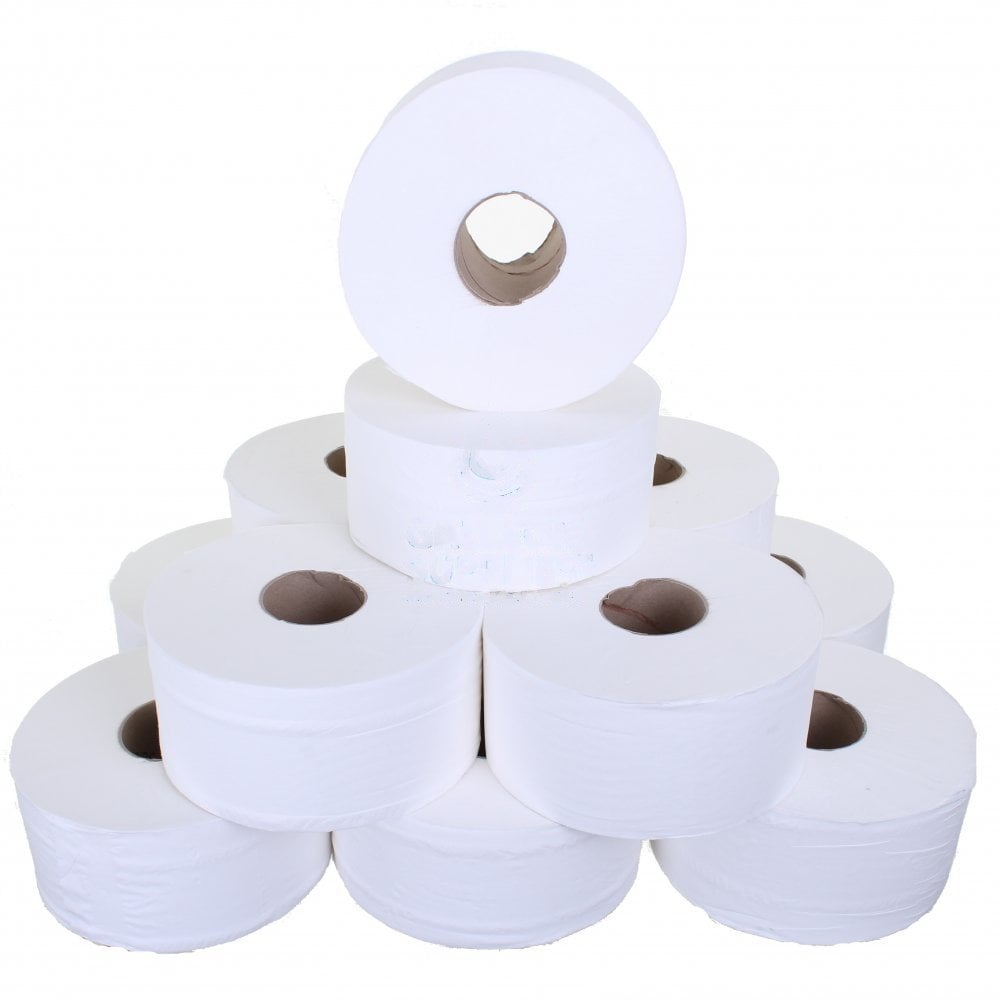 2 Ply Mini Jumbo Toilet Rolls Bundle