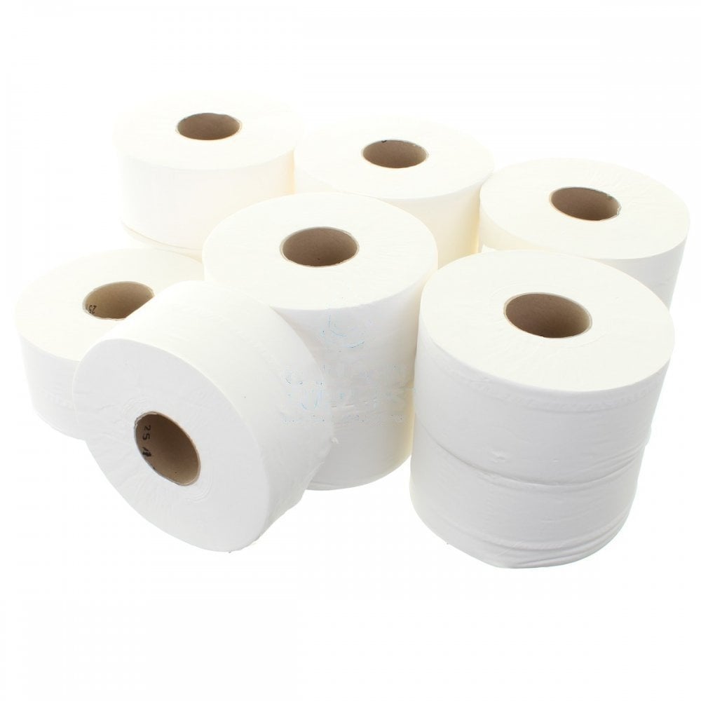 2 Ply Mini Jumbo Toilet Rolls Bundle