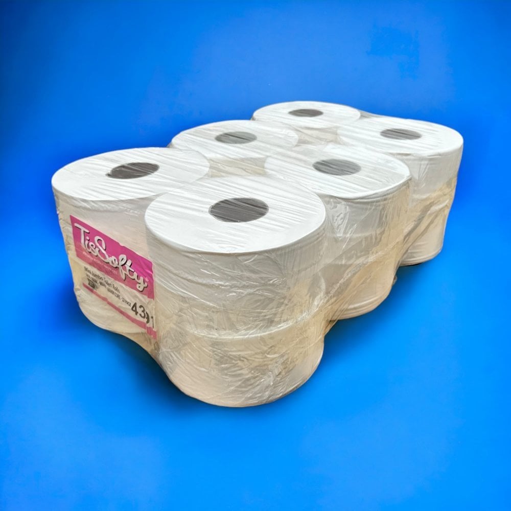 2 Ply Mini Jumbo Toilet Rolls Bundle
