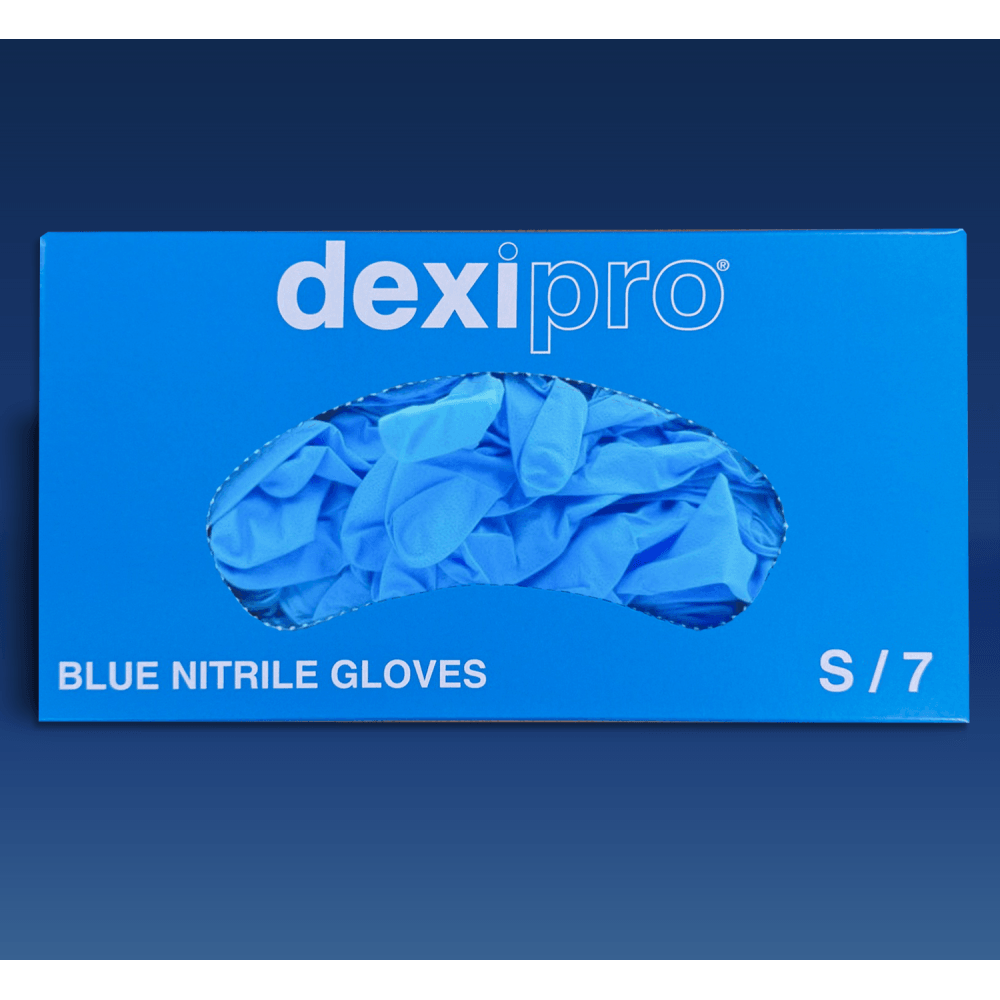 Blue Nitrile Gloves - Powder Free