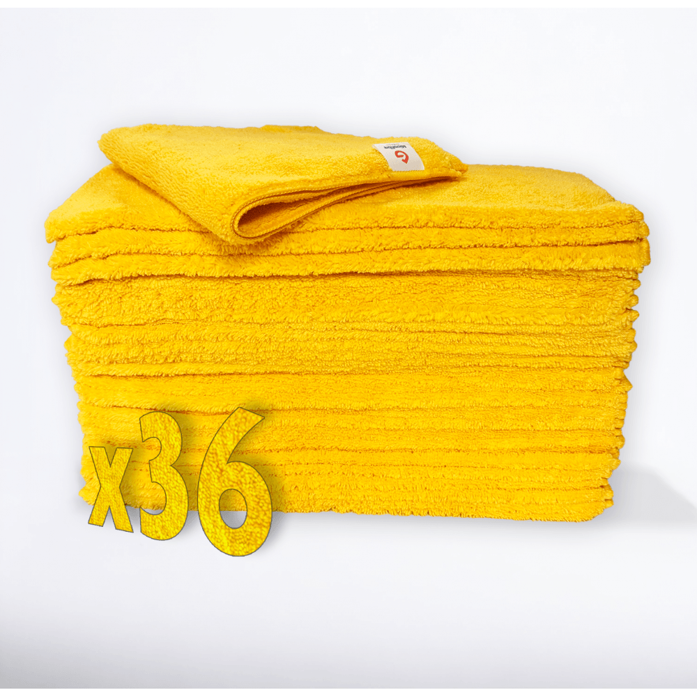 Ultra Plush Premium Microfibre Cloths - Yellow (Kirkland Quivalent!)