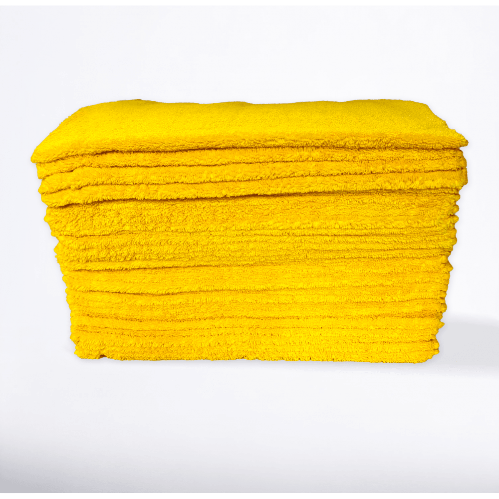 Ultra Plush Premium Microfibre Cloths - Yellow (Kirkland Quivalent!)