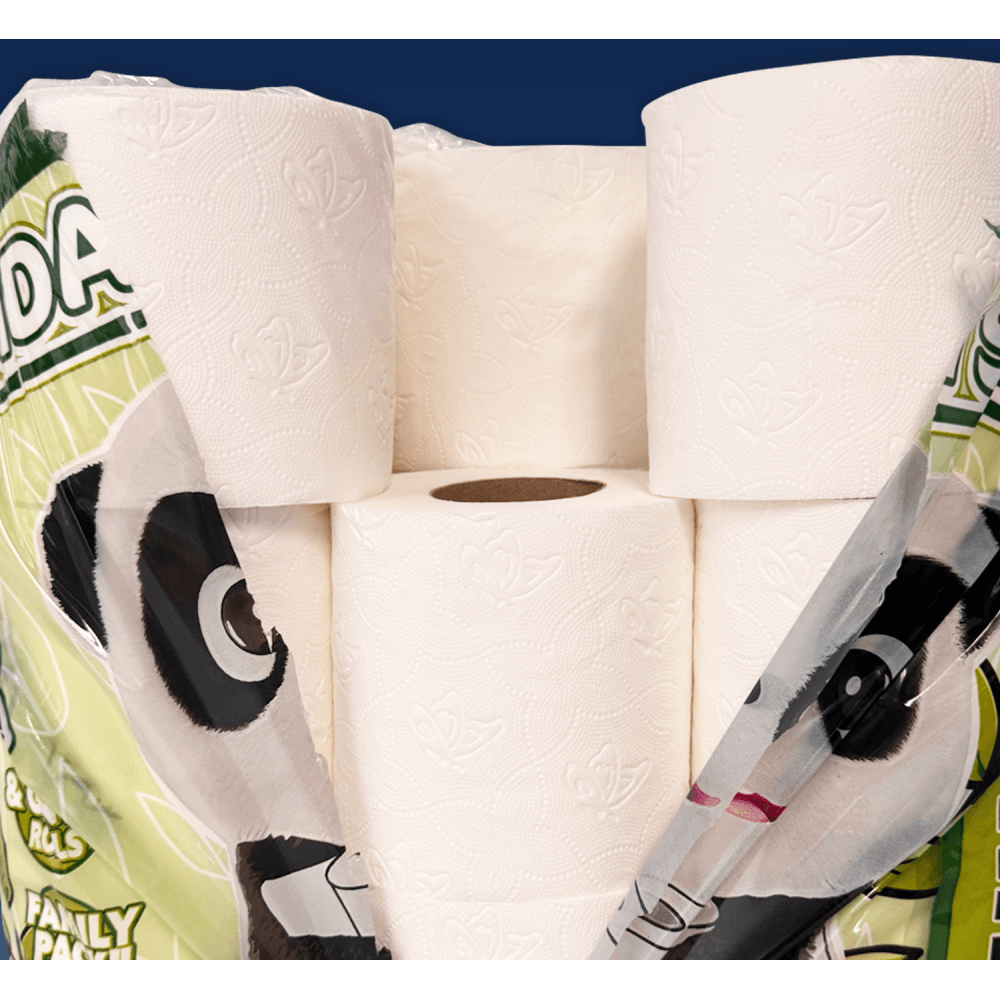 54 Luxury Embossed Toilet Rolls - 2 Ply