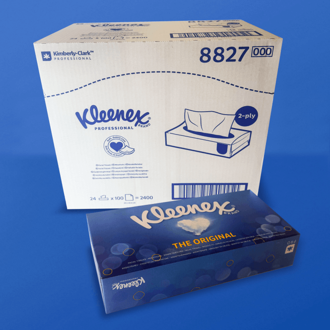 Facial Tissues - 2 Ply White