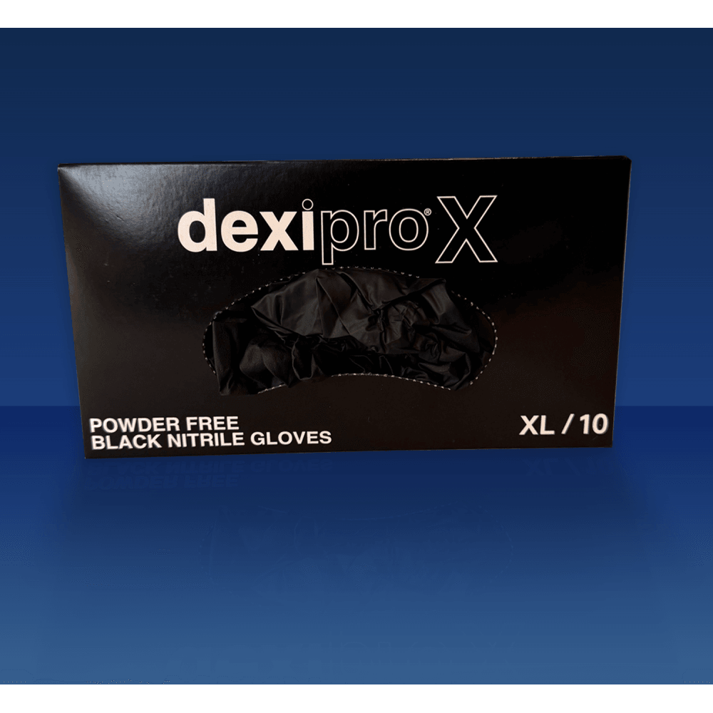 Black Nitrile Gloves - Powder Free