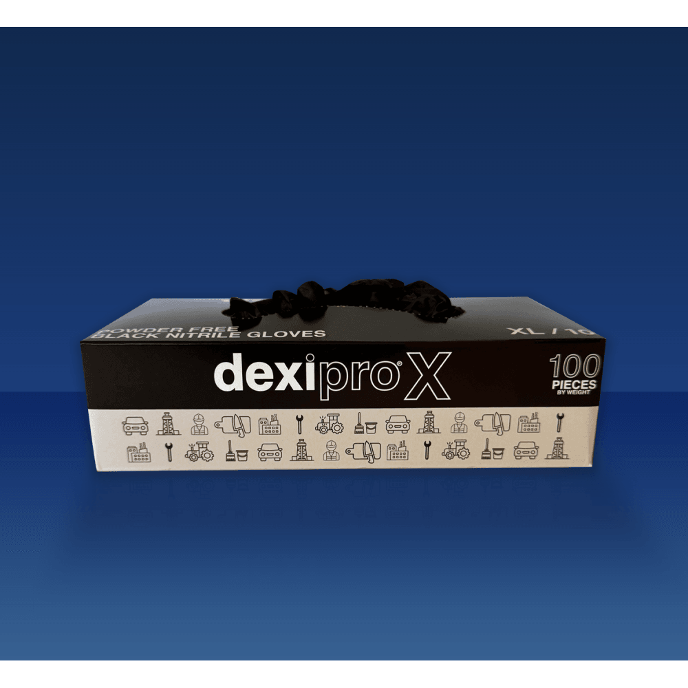 Black Nitrile Gloves - Powder Free