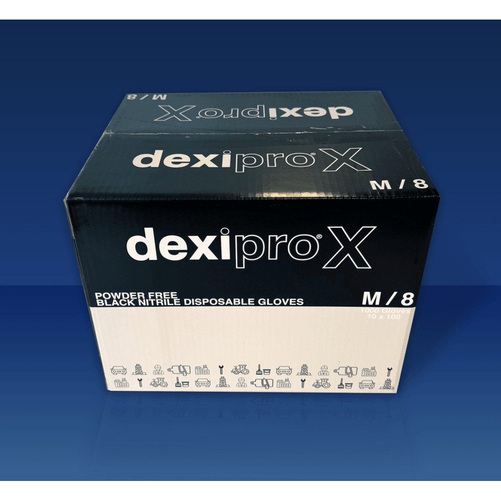 Black Nitrile Gloves - Powder Free