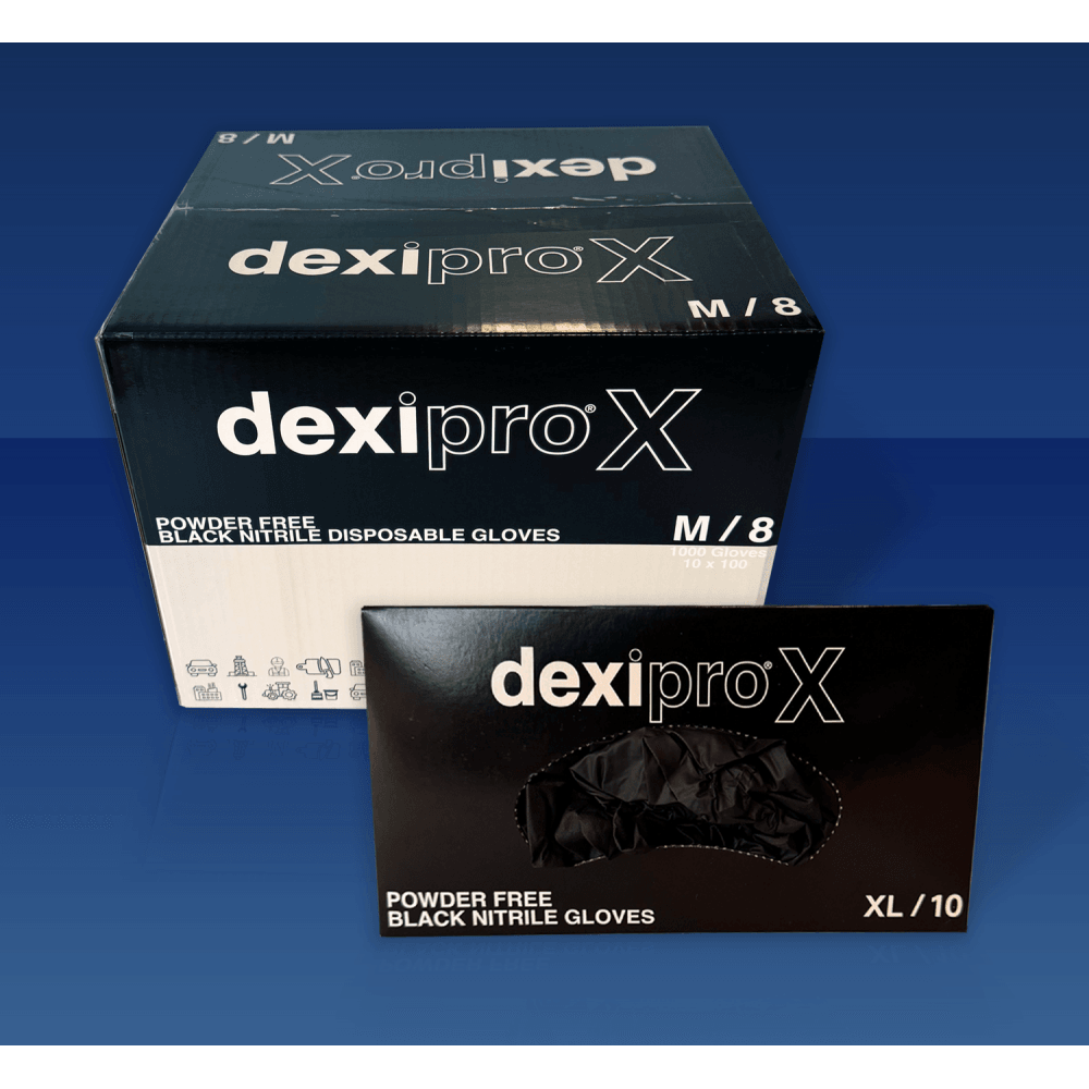 Black Nitrile Gloves - Powder Free