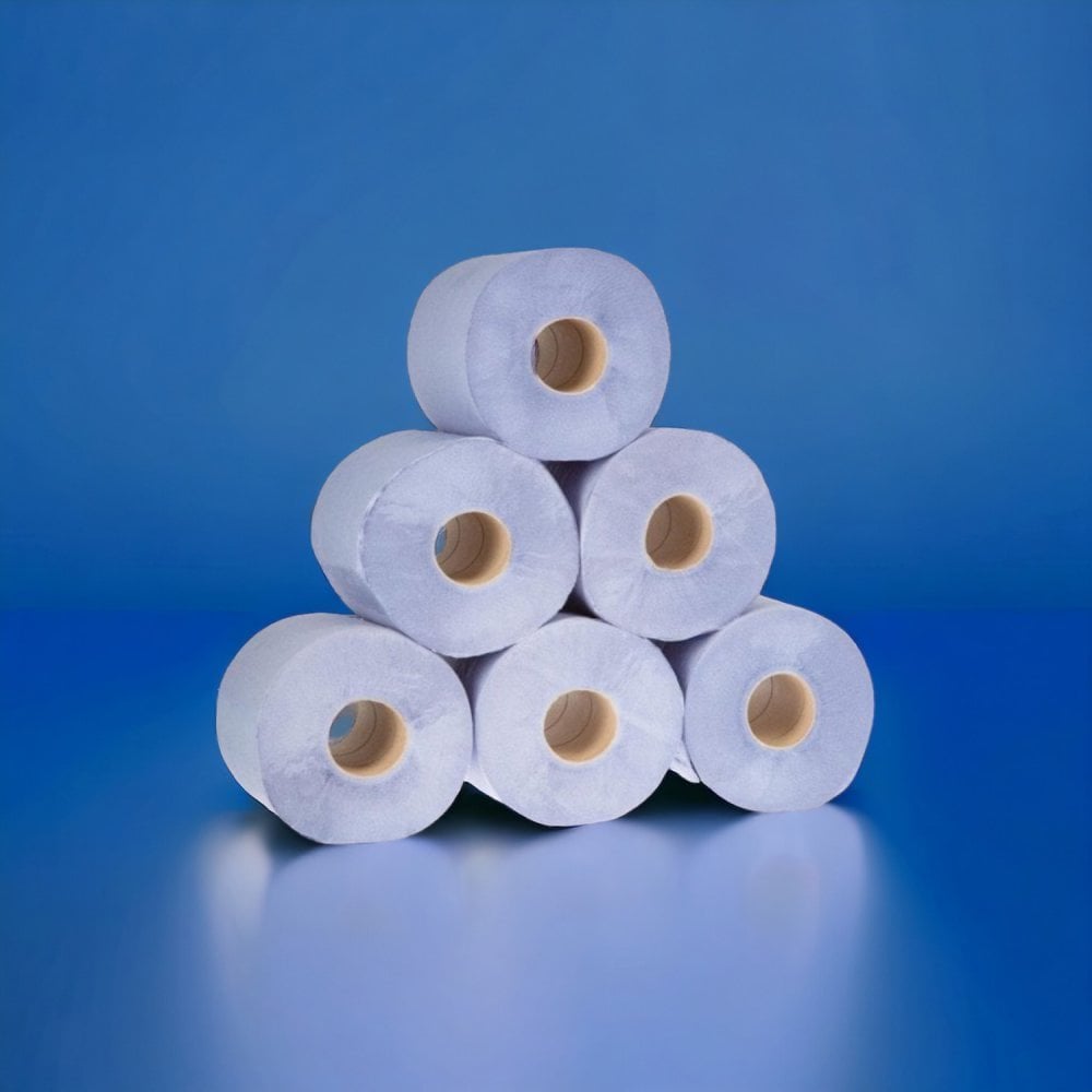 Bundle Offer: Wholesale Blue 2ply Centrefeed Rolls Bundle | 6 Cases