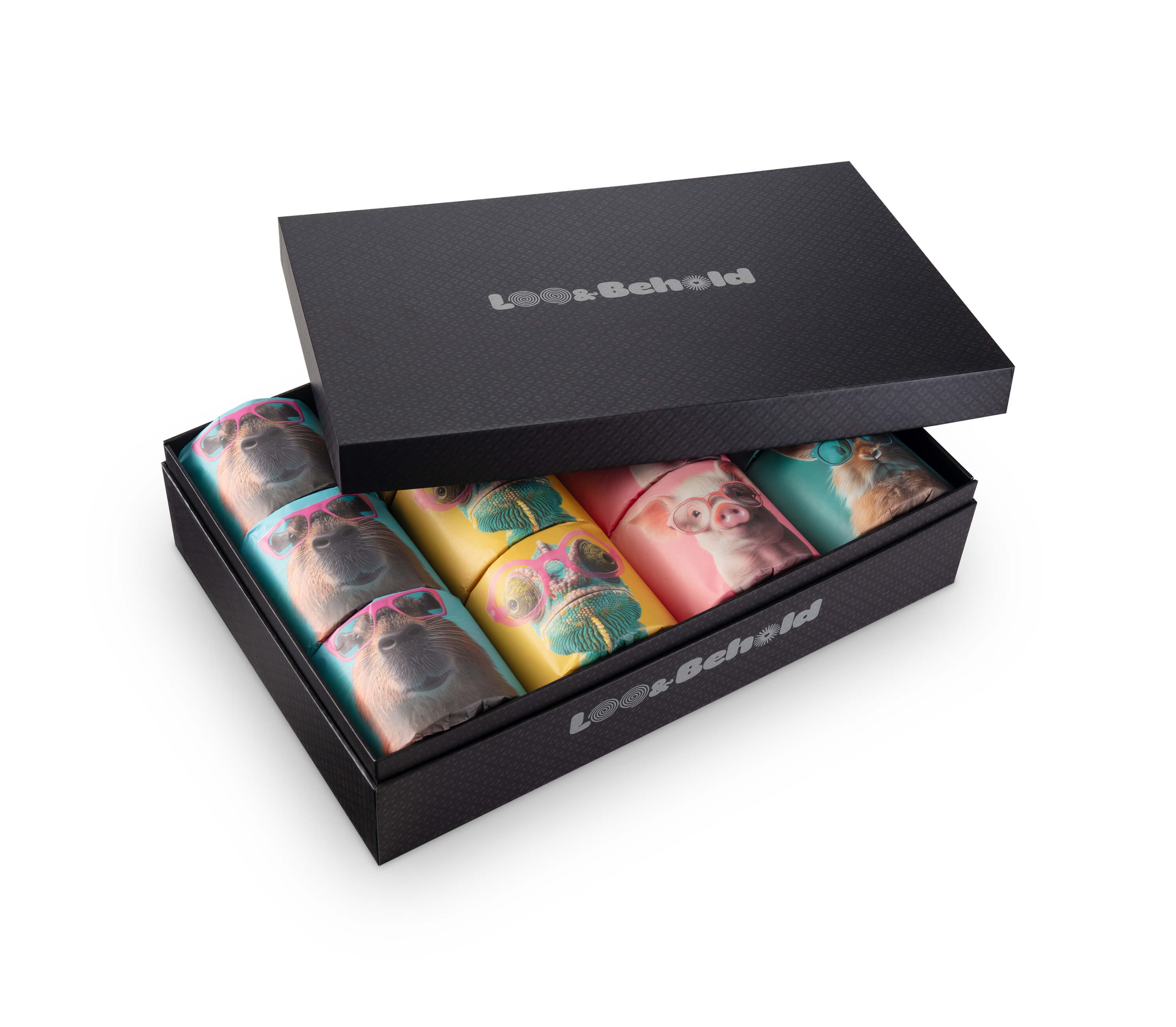 Animal Collection #1 Bamboo Toilet Rolls x 24