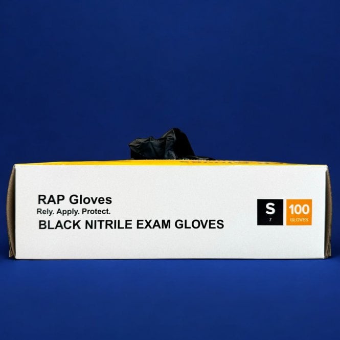 Black Nitrile Gloves - Powder Free